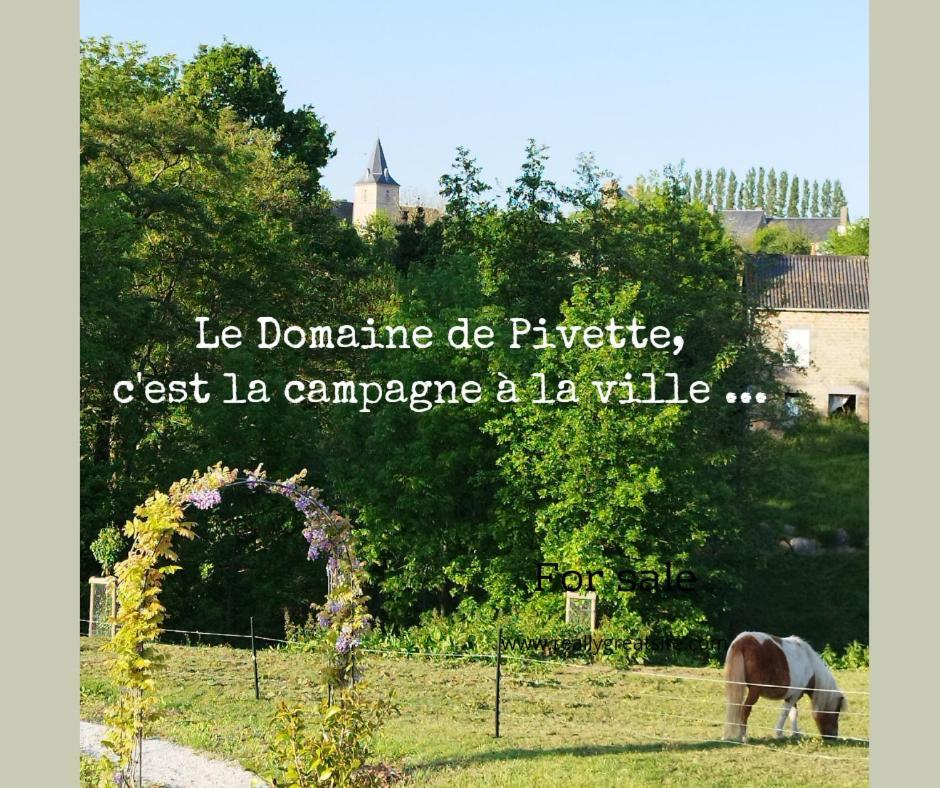 Le Domaine De Pivette Chambre Climatisee Et Insolite Avec Terrasse Privative 아브랑슈 외부 사진